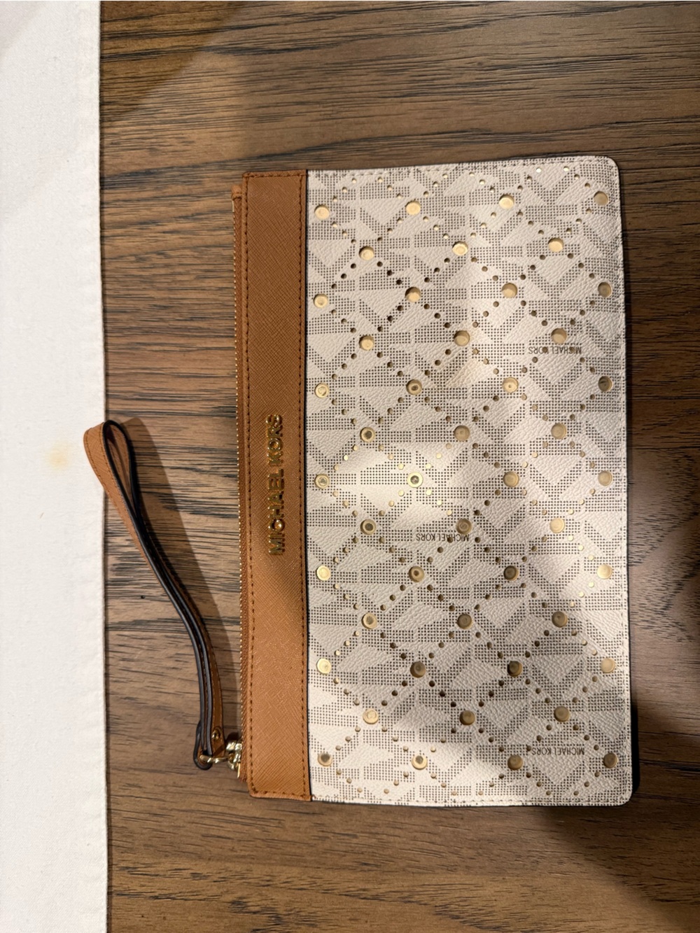 Michael Kors Monogram Wristlet